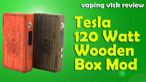 tesla 120w metal box mod|Tesla 120 Watt Wooden Box Mod & KingZone Chip .